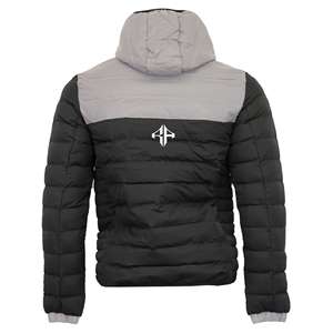 CHAQUETA PUFFER SHINY HUDDED-Chaqueta hinchada transpirable impermeable con logotipo personalizado de invierno para hombre de ATLANTIC - Product Image 5