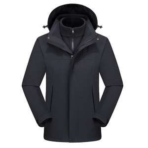 แจ็กเก็ตกันลมแขนยาวทุกเพศสำหรับฤดูหนาวเสื้อโค้ทเดินป่าซาฟารีลำลองออกแบบโลโก้ได้ตามต้องการ - Product Image 5