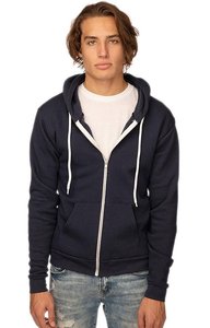 Chaqueta de bombardero ligera delgada global personalizada Bella Canvas sudaderas con cremallera con diseño bordado 100% algodón para invierno - Product Image 2