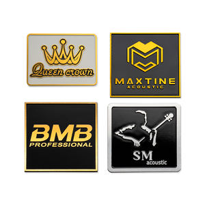 แผ่นป้ายอะลูมิเนียมขัดเงาโลโก้ตามสั่ง3ม. แผ่นป้ายโลหะโลโก้บริษัทแบบนูนติดแน่นทนทาน - Product Image 6