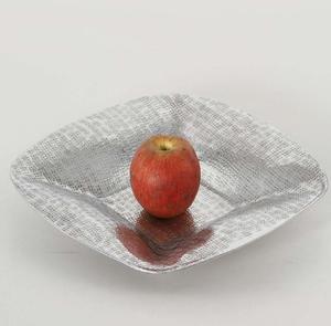 Cuencos de Metal Plateados de Lujo, Hechos a Mano, de Aluminio Pulido, Aptos para Lavavajillas, Ecológicos, Bandejas para Servir Contemporáneas - Product Image 2