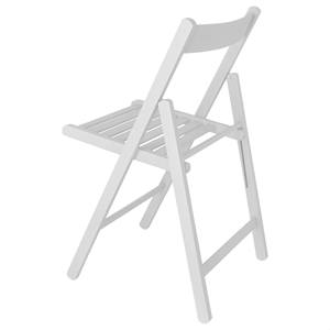 WELL HOME FURNITURE & DECORATION Set di 4 sedie BAS in legno di faggio con finitura bianca - Product Image 4