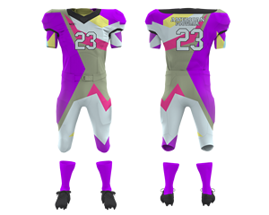 Conjuntos de uniformes de manga corta de ropa de fútbol americano hechos a medida de calidad superior para equipos Característica transpirable - Product Image 4