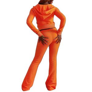 Ensemble de survêtement à manches longues pour femmes pour la course et le sport Survêtement de style nouveau personnalisé pour femmes de haute qualité - Product Image 5