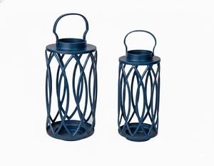 Lanterne à bougie avec poignée, design nordique, métal décoratif, design luxueux, lanternes élégantes pour la décoration de Noël, de la maison et des fêtes - Product Image 3