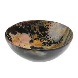 Cuenco para servir ensalada de cuerno Real de la mejor forma, técnica de diseño Floral moderno personalizado para mesa de comedor de fiesta de Hotel en casa clásica - Product Image 2