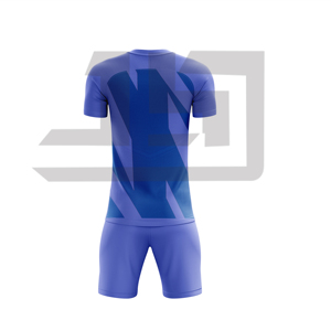 Tenue de match de football personnalisée 100 % polyester respirante et légère, ensemble maillot et short pour clubs, académies et tournois - Product Image 5