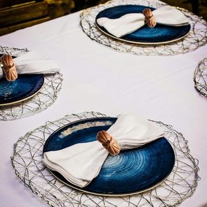 Anillos de Servilleta de Madera Ecológicos y Sostenibles, Diseño Moderno, Opción de Logotipo Personalizado, Decoración de Mesa para Bodas, Fiestas y Eventos, Disponibles en Stock - Product Image 1