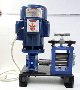 GOLD <b>TOOL</b> 3 Mini Automatic Steel Cold <b>Rolling</b> Machine New Condition Italian Gear <b>Box</b> Motor Bearing Core for Jewellery - Product Image 3