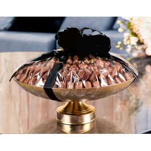 Top Quality Gold Plated Metal Bowl With Hammered Design Chocolate Bowl For Wedding Special Occasions Serving <b>Sweets</b> Snacks - Product Image 6