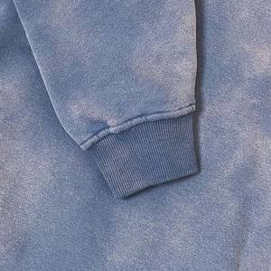 Sudaderas Azules de Invierno para Hombre al por Mayor, Estilo Nuevo Lavado Ácido de Pakistán, 380GSM, 100% Algodón, Secado Rápido, Transpirable, Bordado Personalizado - Product Image 5