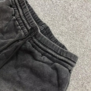 กางเกงขาสั้นผู้ชายซักแบบเป็นกรดกางเกงขาสั้นผ้าฝ้าย100% แบบวินเทจ - Product Image 4