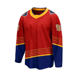 Jersey de hockey sobre hielo para hombre, ropa deportiva de manga larga con diseño 3d de sublimación hecha a medida, unisex, OEM, antilogotipo - Product Image 2