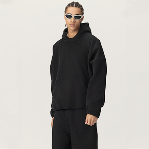 Sweat-shirt en coton surdimensionné et lourd avec logo personnalisé pour homme, sweat-shirt uni en coton, pull, printemps, automne, à porter, 100% coton - Product Image 1