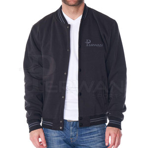 Veste de style de rue d'hiver pour hommes de la meilleure qualité Letterman Design avec col montant à séchage rapide Nouvelle version - Product Image 6