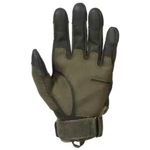 Nouveauté, style élégant, vente en gros, logo personnalisé, gants de moto tout-terrain en cuir PU, doigts entiers, course cycliste, antidérapants, hiver - Product Image 1