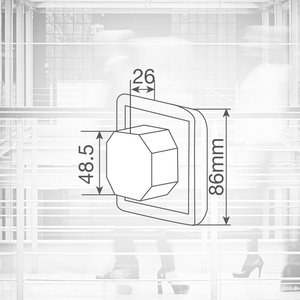 Rilevatore di movimento a parete da incasso 9m (GSC 104305002) - Product Image 6