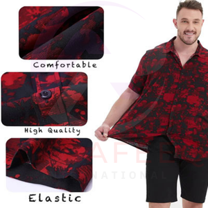 เสื้อยืดชายหาดสำหรับผู้ชายเสื้อยืดแขนครึ่งพิมพ์ลายผ้าฝ้ายโพลีเอสเตอร์ออกแบบได้ตามต้องการใหม่2025 - Product Image 6