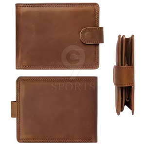 Cartera de cuero genuino para hombre Diseño popular Hecho a medida a la longitud Mejor precio para material de alta calidad - Product Image 2