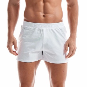 <b>Mens</b> Cotton Sleep Bottoms <b>Lounge</b> Home Pajama <b>Shorts</b> Elastic Waist Breathable Solid Underwear Boxers Man Jogger Yoga Sport <b>Shorts</b> - Product Image 1