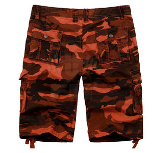 Pantalones cortos Cargo informales de verano para hombre, de algodón de secado rápido, multibolsillo, estilo deportivo, medio elástico, calle alta, patrón sólido, lona de invierno - Product Image 6