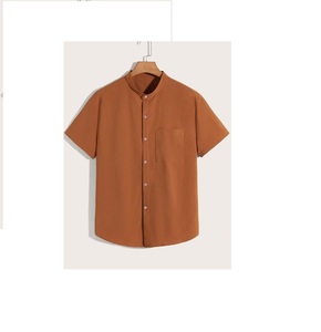 เสื้อเชิ้ตลายตารางแขนยาวสำหรับผู้ชายเสื้อเชิ้ตลายตารางแขนยาวมีกระเป๋าหน้าอกสำหรับผู้ชาย - Product Image 1