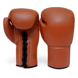 ถุงมือชกมวยสำหรับ2026ผู้ใหญ่ถุงมือชกมวยมืออาชีพขนาด16ออนซ์สีน้ำตาล - Product Image 2