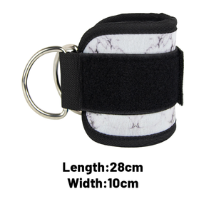 Attelle de cheville avec logo personnalisé, attelle de compression ajustable pour le soutien de la cheville avec anneaux en D, unisexe, manchon en cuir respirant - Product Image 3