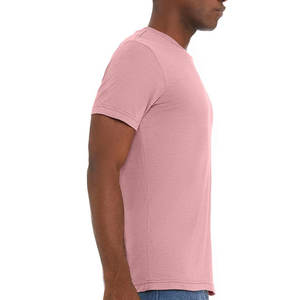OEM coton entier hommes couleur unie t-shirts col rond manches courtes couleur vierge hommes pur coton imprimé blanc t-shirt - Product Image 5