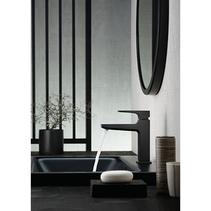 For Hansgrohe Metropol 110 M Push Open Basin Faucet Matte <b>Black</b> AG G 1 Inch 1/4 Inch - Product Image 5