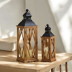 Bougeoir en métal de haute qualité fait à la main lanterne la plus vendue nouveau style bougeoir de luxe pour Noël - Product Image 2