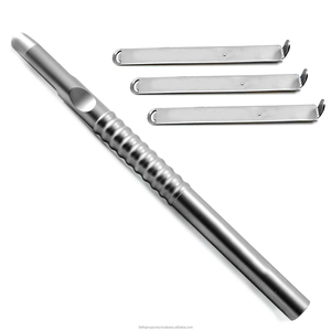 เครื่องขูดกระดูกรากฟันเทียม,อุปกรณ์เก็บเกี่ยวรากฟันเทียมแบบตรงพร้อมใบมีด3ใบ - Product Image 1