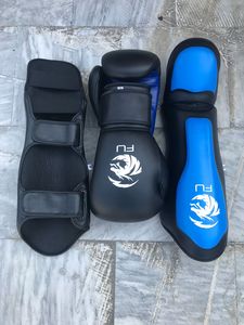 Gran oferta, precio barato, guantes de boxeo de cuero PU personalizados para entrenamiento, guantes de boxeo profesionales, etiqueta privada hecha por Pakistán - Product Image 5