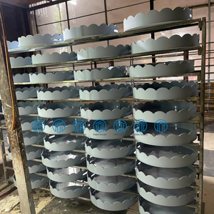 Grand panier de rangement en jonc de mer tissé à la main avec des rayures vertes et marron Organisateur polyvalent pour la lessive, les jouets, les couvertures et les plantes - Product Image 5