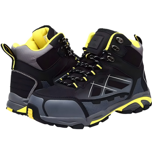Mens עבודה חיצונית מגפי בטיחות נעלי עבודה בלתי ניתנת להריסה תעשייתי בנייה נעליים - Product Image 6