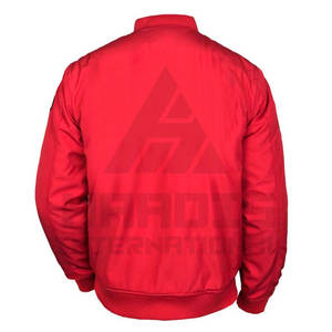 Equipo personalizado Letterman alta calidad moda hombres invierno bombardero chaqueta de invierno chaqueta de Bombardero - Product Image 6