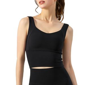 Sujetador deportivo sin costuras para entrenamiento, venta al por mayor, logotipo personalizado, sujetador deportivo ecológico para mujer, para gimnasio y ropa deportiva. - Product Image 1