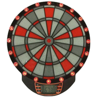 Tableau de fléchettes électronique professionnel avec écran LED défilant, 21 jeux, 65 variations, son anglais, fléchettes de qualité supérieure