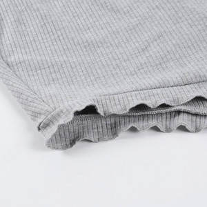 Shorts de yoga pour femmes personnalisés, 100% coton, respirant, taille élastique, de haute qualité, pour la salle de sport, fitness, prix de vente le plus bas - Product Image 6