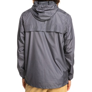 Vente d'usine, veste coupe-vent en toile unie pour homme, couleur personnalisée, logo sur le devant, respirante, nouveau style, design de rue, hiver 2026 - Product Image 5