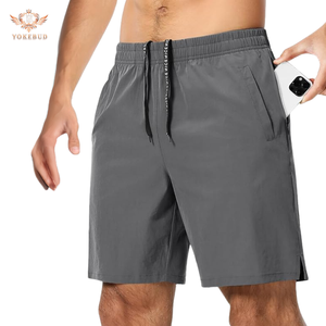 กางเกงขาสั้นออกกำลังกายผู้ชาย5นิ้วแห้งเร็ว7นิ้วกางเกงขาสั้นเล่นกีฬาน้ำหนักเบามีกระเป๋า OEM - Product Image 2