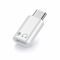 Nouveau Convertisseur Audio 8 Broches Femelle vers USB-C Mâle avec Protection OTP, Sortie CA, en Alliage d'Aluminium pour Téléphone Portable, Ordinateur Portable, Tablette LED