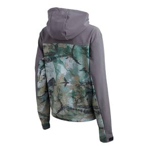 Sweat à capuche à manches longues personnalisé brodé 100% coton Chemise de pêche avec protection UV Sweats à capuche d'hiver - Product Image 2