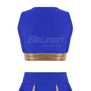 Uniforme de pom-pom girl sans manches nouveau style de vêtements de sport uniforme de pom-pom girl vente directe d'usine à prix raisonnable - Product Image 5