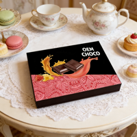 Boîtes d'emballage fraise pour bonbons aux herbes Dragon, en promotion, conception OEM, emballage extérieur pour bonbons, boîte VIP 60 pièces