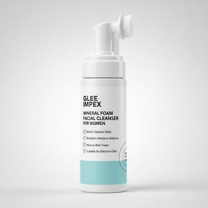 Glee Impex Daily Mineral <b>Foam</b> Facial Cleanser with Cleansing Brush Oil Control & Blackhead Removal for Fragrance - Product Image 3