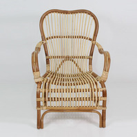 Sillón de Ratán de Indonesia, Fábrica con Certificación BSCI, Diseño Moderno, Funda Extraíble, para Sala de Estar y Uso en Hoteles