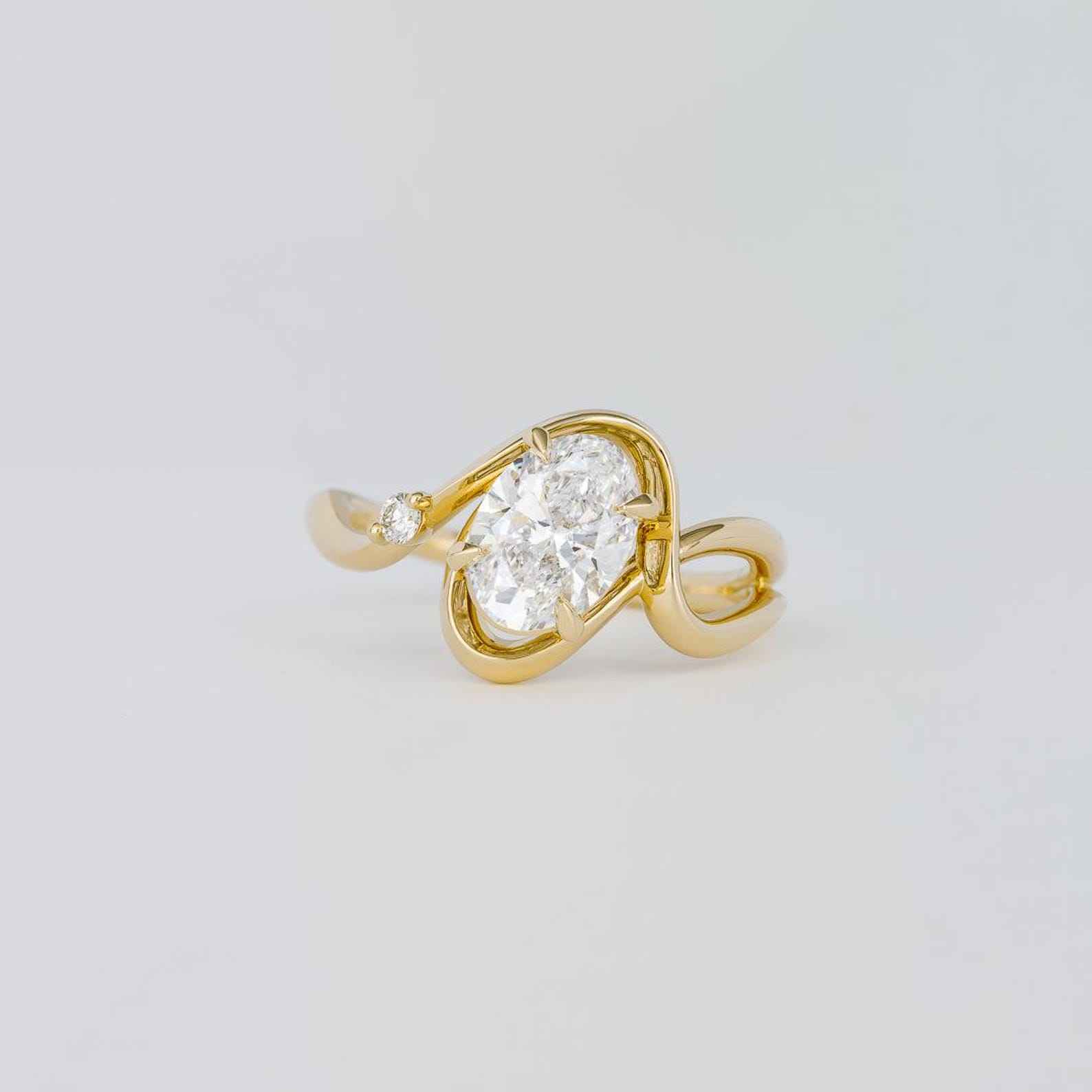14K Yellow gold