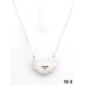 Collier en turquoise de Kingman du sud-ouest et argent sterling, fait main, motif en forme de fleur - Product Image 4