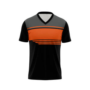 T-shirts unisexes en polyester personnalisables, vierges en maille pour impression par sublimation, pour le sport, t-shirt de course pour hommes - Product Image 5